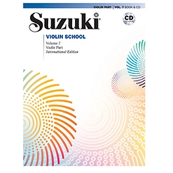 Suzuki Violin School Violin Part Volume 7 Book with CD
