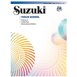 Suzuki Violin School Violin Part Volume 8 Book with CD