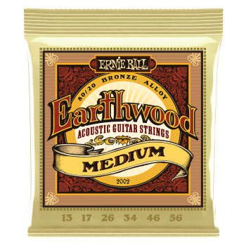 ERNIE BALL  Earthwood Acoustic Guitar Set80/20 Med 2002