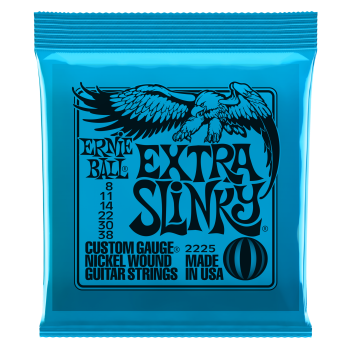 ERNIE BALL 2225 Electric Guitar Extra Slinky 8's