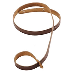 Levys Leathers M19BRN Leather Mandolin Strap