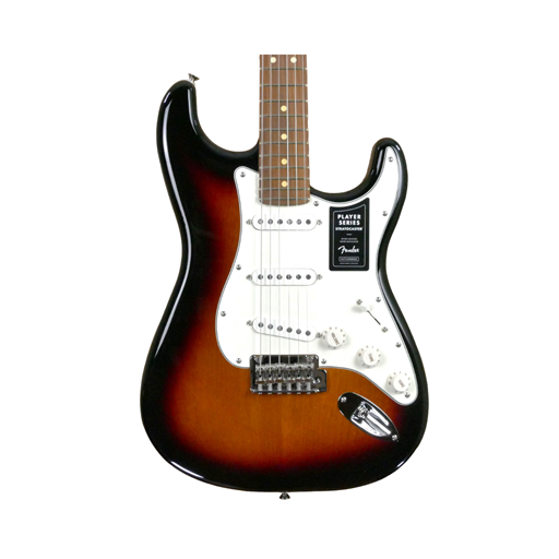 FENDER 0144503500 Player Stratocaster Pau Ferro Fingerboard, 3-Color Sunburst