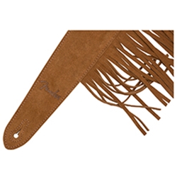 FENDER 0990644000 Fender Suede Fringe Strap Brown
