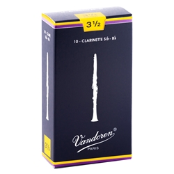 Vandoren Clarinet Reeds Traditional #3.5 Box of 10