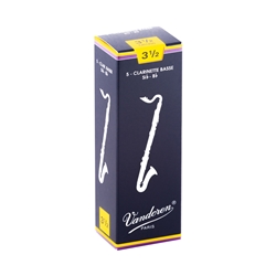 Vandoren Bass Clarinet Reeds Traditional #3.5 Box of 5