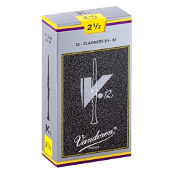 Vandoren Clarinet Reeds V12 #2.5 Box of 10