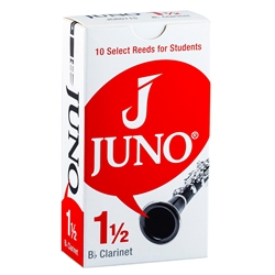 Vandoren JUNO Bb Clarinet Reeds; Strength #1.5; Box of 10