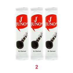 Vandoren Clarinet Reeds JUNO #2 Pack of 3