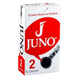 JCR012 Vandoren JUNO Bb Clarinet Reeds; Strength #2; Box of 10