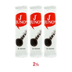 Vandoren Clarinet Reeds JUNO #2.5 Pack of 3