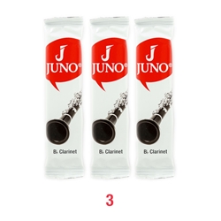 Vandoren Clarinet Reeds JUNO #3 Pack of 3