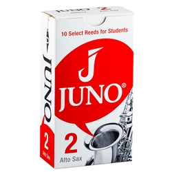 JSR612 Vandoren JUNO Alto Sax Reeds; Strength #2; Box of 10