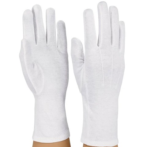 StylePlus Long Wristed Sure-Grip Marching Glove White