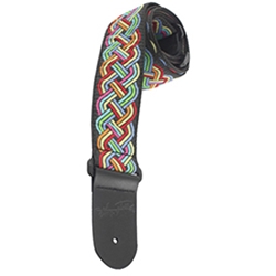 Henry Heller HJQ223 2"  Jacquard Design Guitar Strap