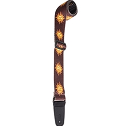 Henry Heller HSUB211 2" Sublimation Sun Design Polyester Guitar Strap