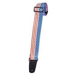 Henry Heller HSUB263 American Flag Guitar Strap