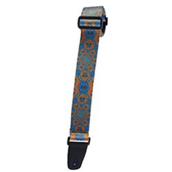 Henry Heller HSUB268 Nylon Series - Artist Sublimation Tie Dye  Guitar Strap