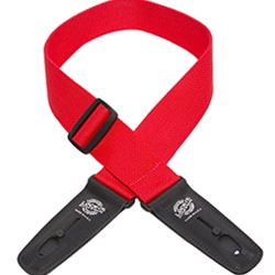Henry Heller LIS061MT LockIt Straps Series  Jacquard Deep Red Guitar Strap