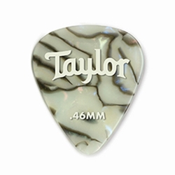 TAYLOR 80734 Taylor Celluloid 351 Picks Abalone 0.46mm 12-Pack