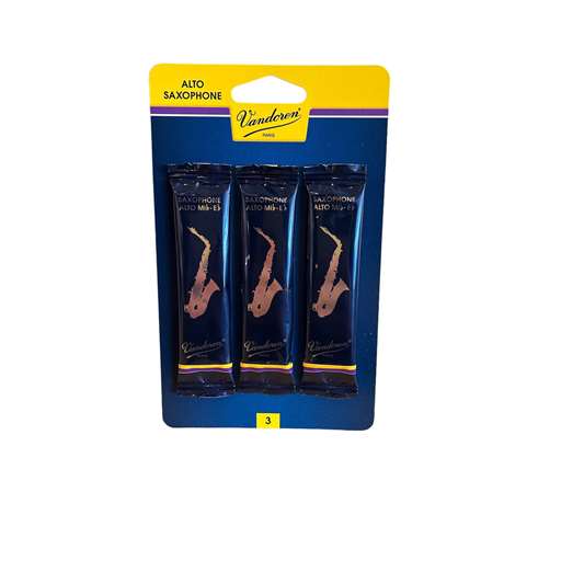 VANDOREN VAS3P Alto Sax 3 Pack - Blue Box