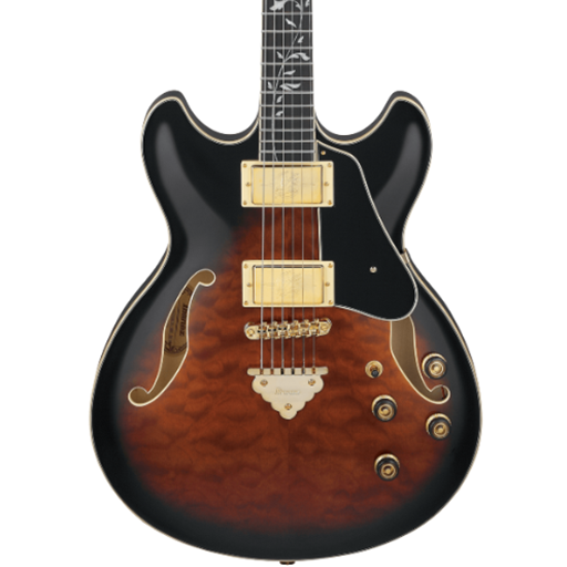 IBANEZ AS93QMSPDBS Artcore Hollow Body Electric Guitar