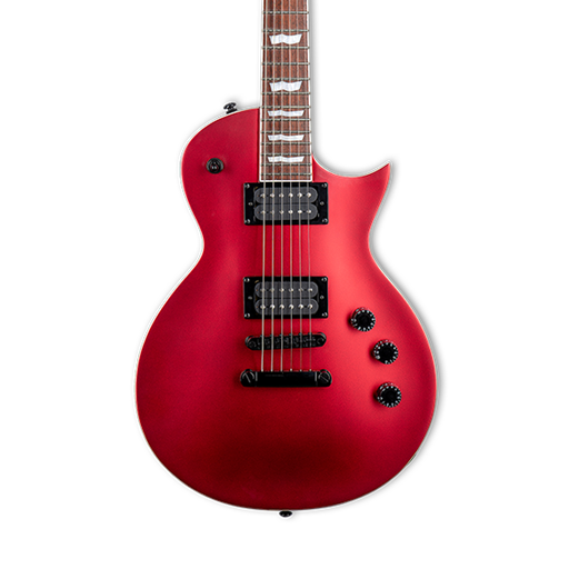 LEC256CARS LTD Ec-256 Candy Apple Red Satin Electric Guitar