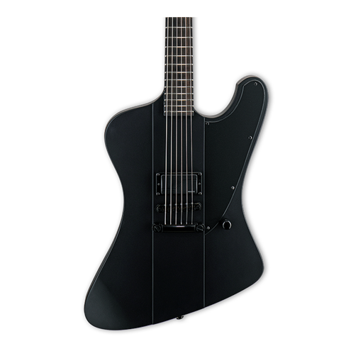 LPHOENIXBKMBLKS LTD Phoenix Black Metal Black Satin Electric Guitar