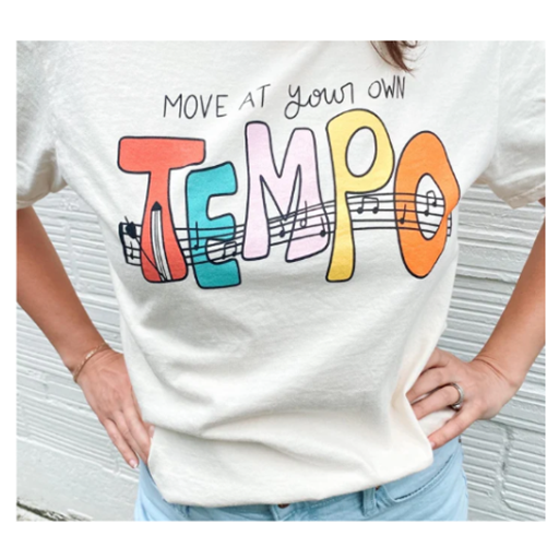Musically Minted ATS0014S Move At Your Own Tempo T-Shirt - Size S