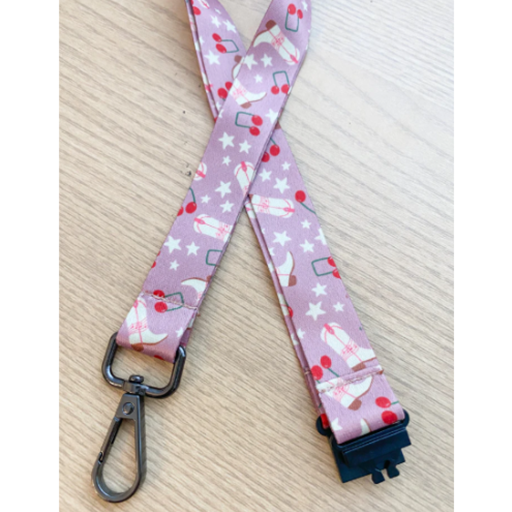 Musically Minted LAN0003 Pink Cowgirl Lanyard