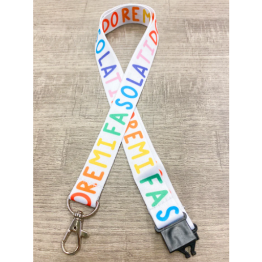 Musically Minted LAN0015 Solfege Lanyard