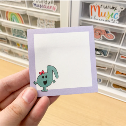 Musically Minted STA0008 Evie the Eighth Note - Character Sticky Notes