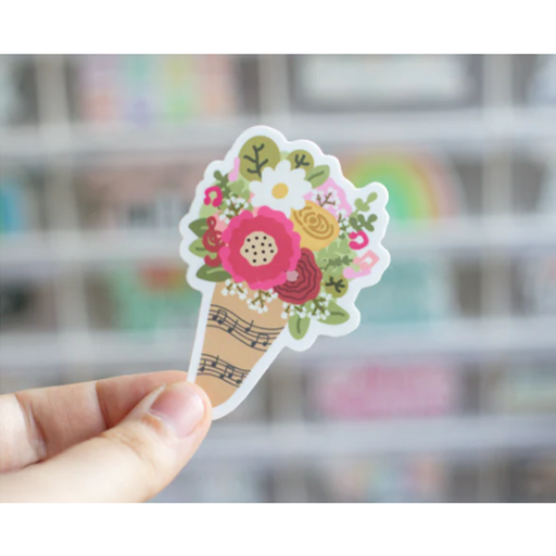 Musically Minted STK0012 Floral Bouquet Sticker