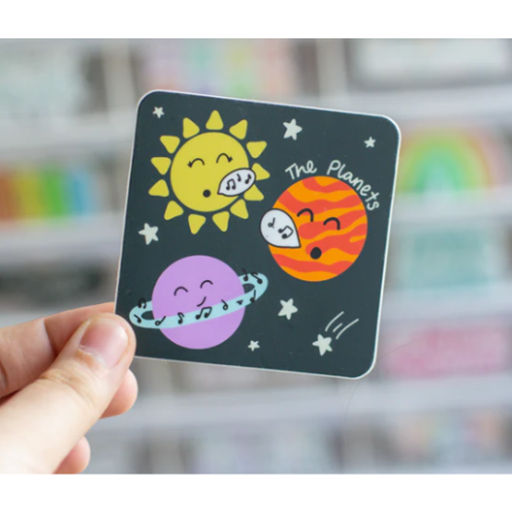 Musically Minted STK0015 The Planets Sticker