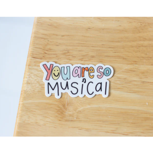 Musically Minted STK0034 You Are So Musical Sticker