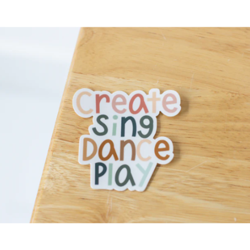 Musically Minted STK0075 Create Sing Dance Play Sticker