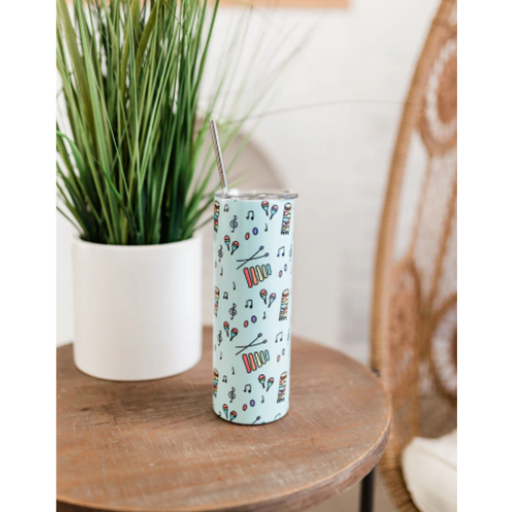 Musically Minted STU0019 Elementary Instruments Skinny Tumbler