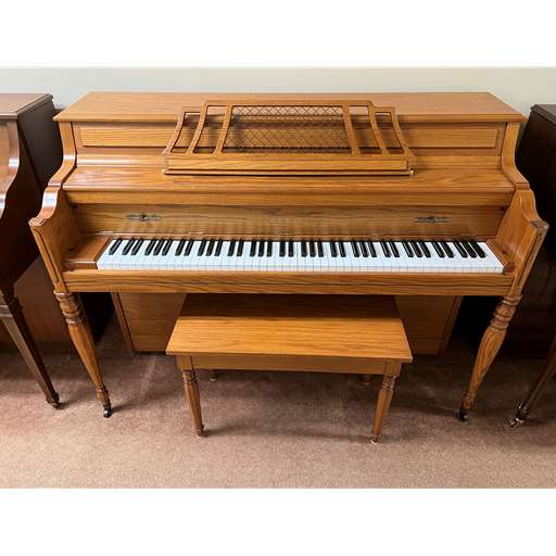 Kawai 602M Vertical Piano - Satin Oak