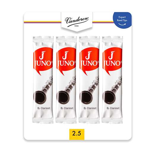 V4JCR Reed Subscription Juno Bb Clarinet Reed - Card of 4