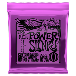 Ernie Ball Power Slinky Electric Guitar Strings Nickel Wound 11-48