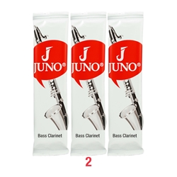 Vandoren Bass Clarinet Reeds JUNO #2 Pack of 3