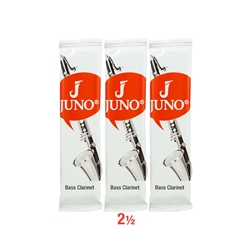 Vandoren Bass Clarinet Reeds JUNO #2.5 Pack of 3