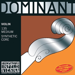 Thomastik Dominant Violin String 4/4 Set Steel E Loop End