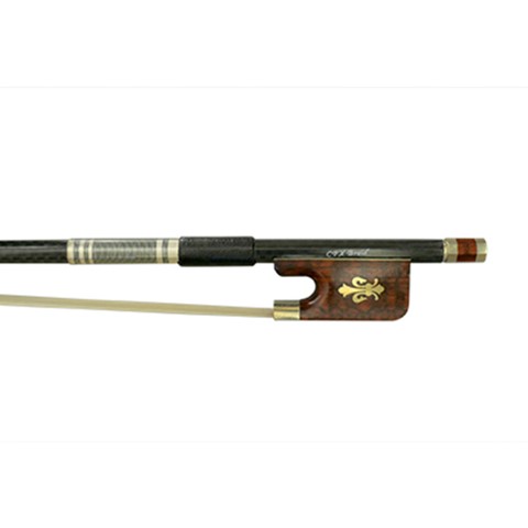 Gatchell Viola Bow 4/4 Carbon Fiber Snakewood Black