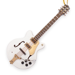 Albert Elovitz Ornament - Electric Guitar Falcon White