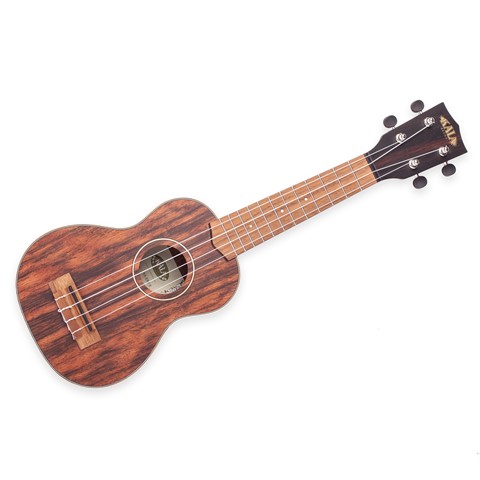 Kala Soprano Satin/Striped Ebony Ukulele