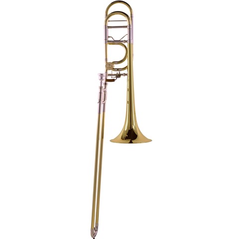 Greenhoe GB4-1Y Tenor Trombone with F Attachment and One-piece Yellow Brass Bell with Soldered Rim
