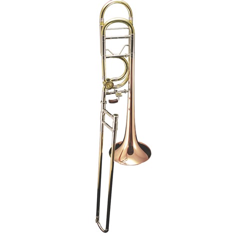 Greenhoe GC4-1R Tenor Trombone with F Attachment and Two-piece Red Brass Bell with Unsoldered Rim