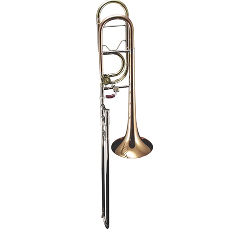Greenhoe GC4-1R-TIS Tenor Trombone with F Attachment, Two-piece Red Brass Bell with Unsoldered Rim, and Tuning-in-Slide