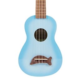 Kala Ukuleles MKSDBURST Dolphin Soprano Ukulele Burst