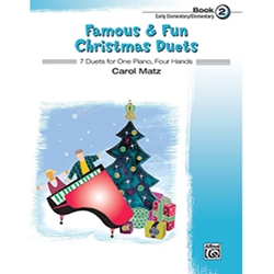 Famous & Fun Christmas Duets Book 2 Early Elementary to Elementary
